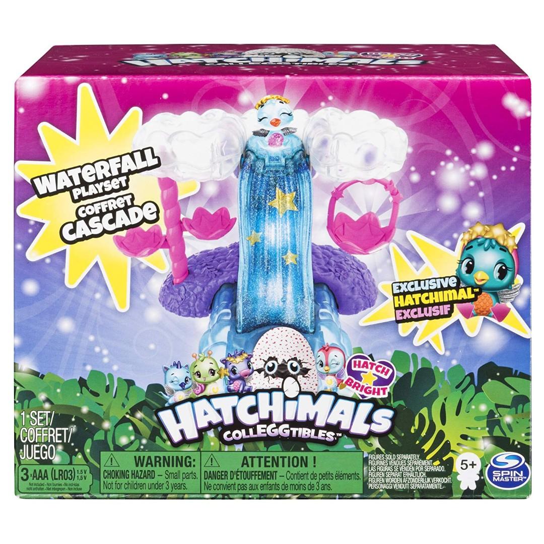 hatchimals waterfall playset