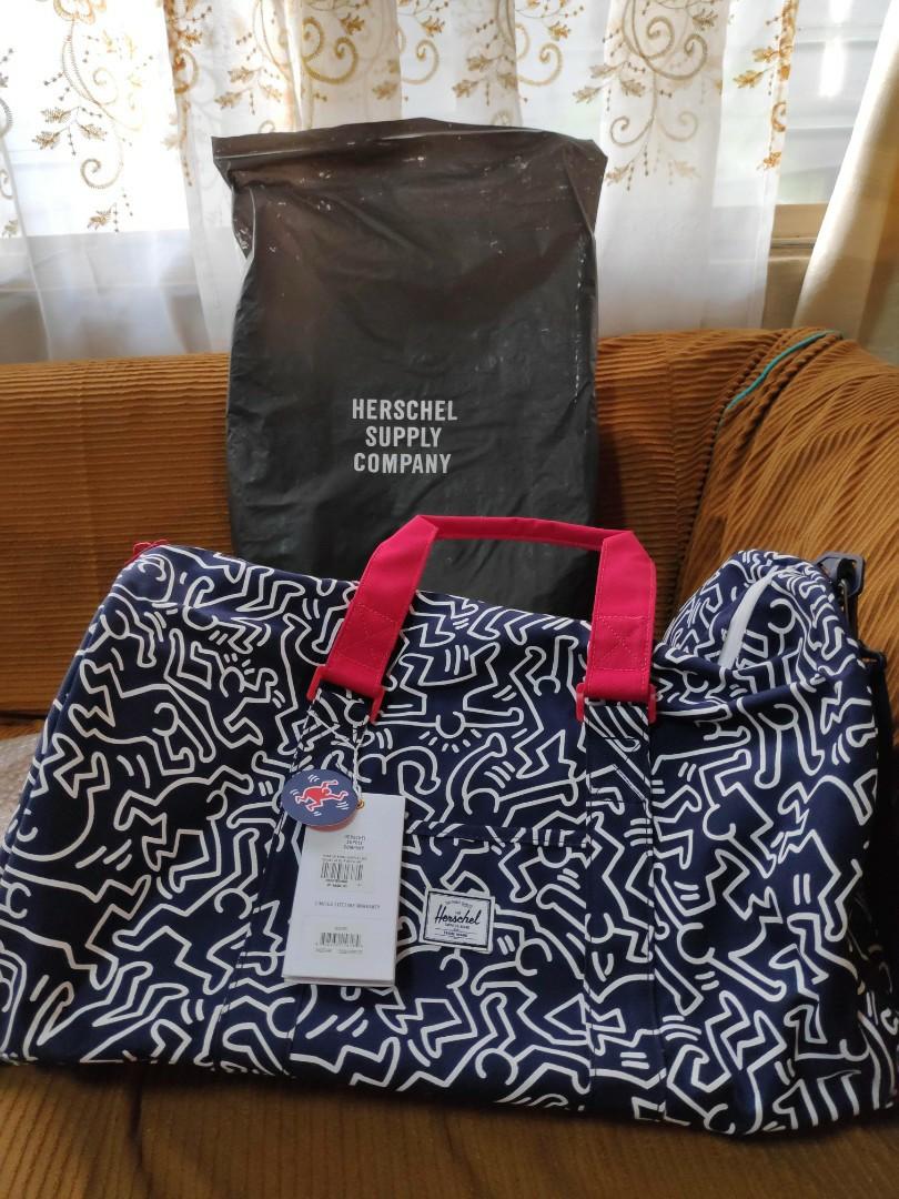 Herschel x Keith Haring 42.5L Duffle Bag, Men's Fashion, Bags