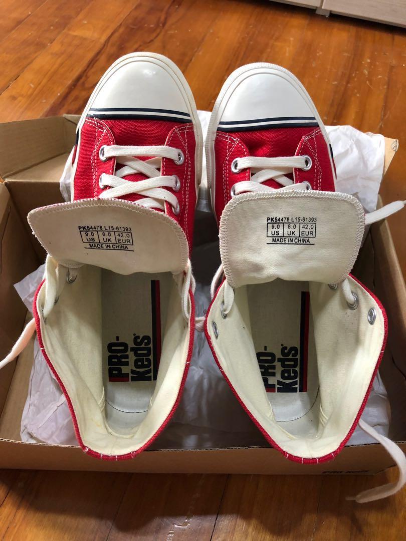 Hi cut Red Pro Keds