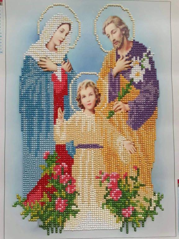 Holy Family Diamond Painting Design Craft Handmade Goods
