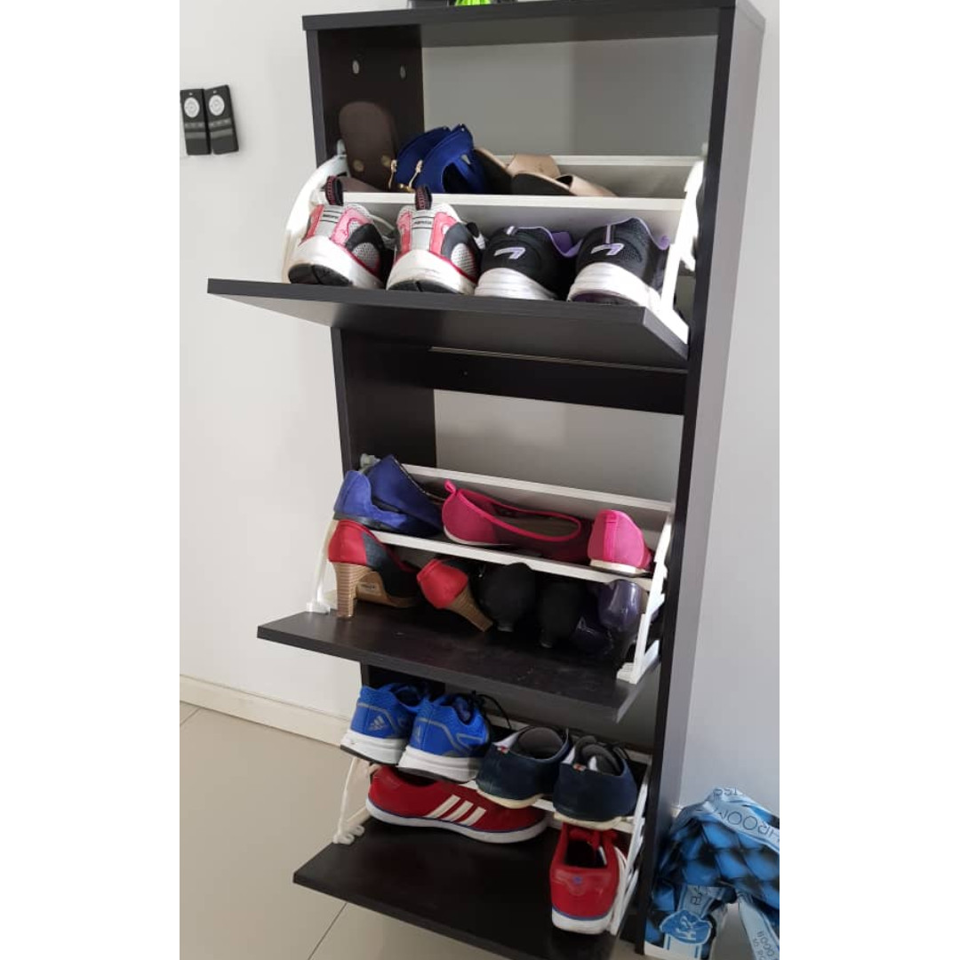 Bissa shoe cabinet with 3 compartments sale