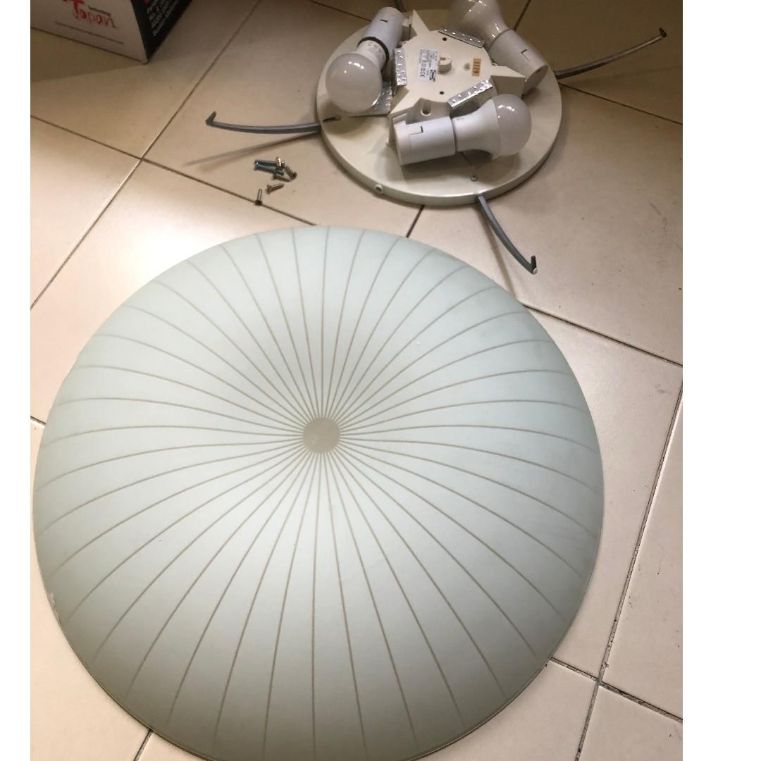Ikea Led Ceiling Lamp Light Calypso Furniture Home Decor Lighting Supplies On Carousell