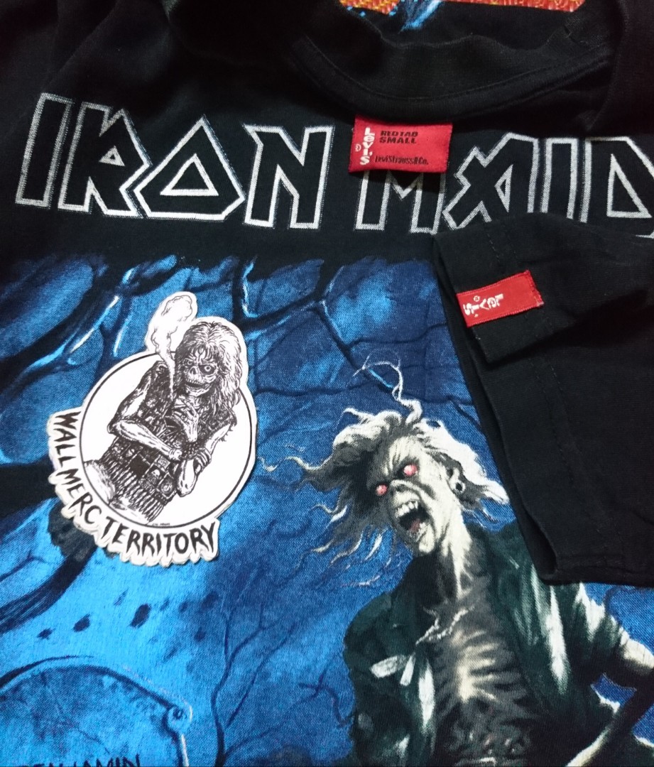 LIMITED Iron maiden shirt X Levi's