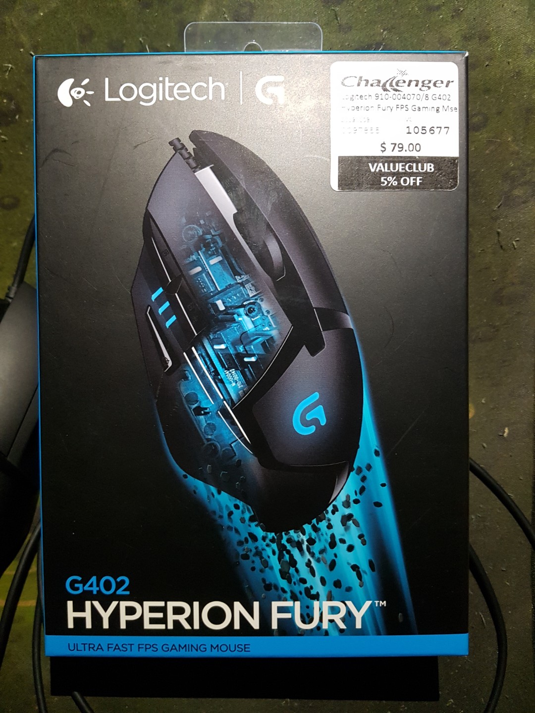 Logitech G402 Hyperion Fury, Computers & Tech, Parts & Accessories ...