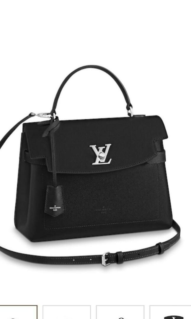 Louis Vuitton Lockme Mini Black Wallet SHW - Luxury Helsinki