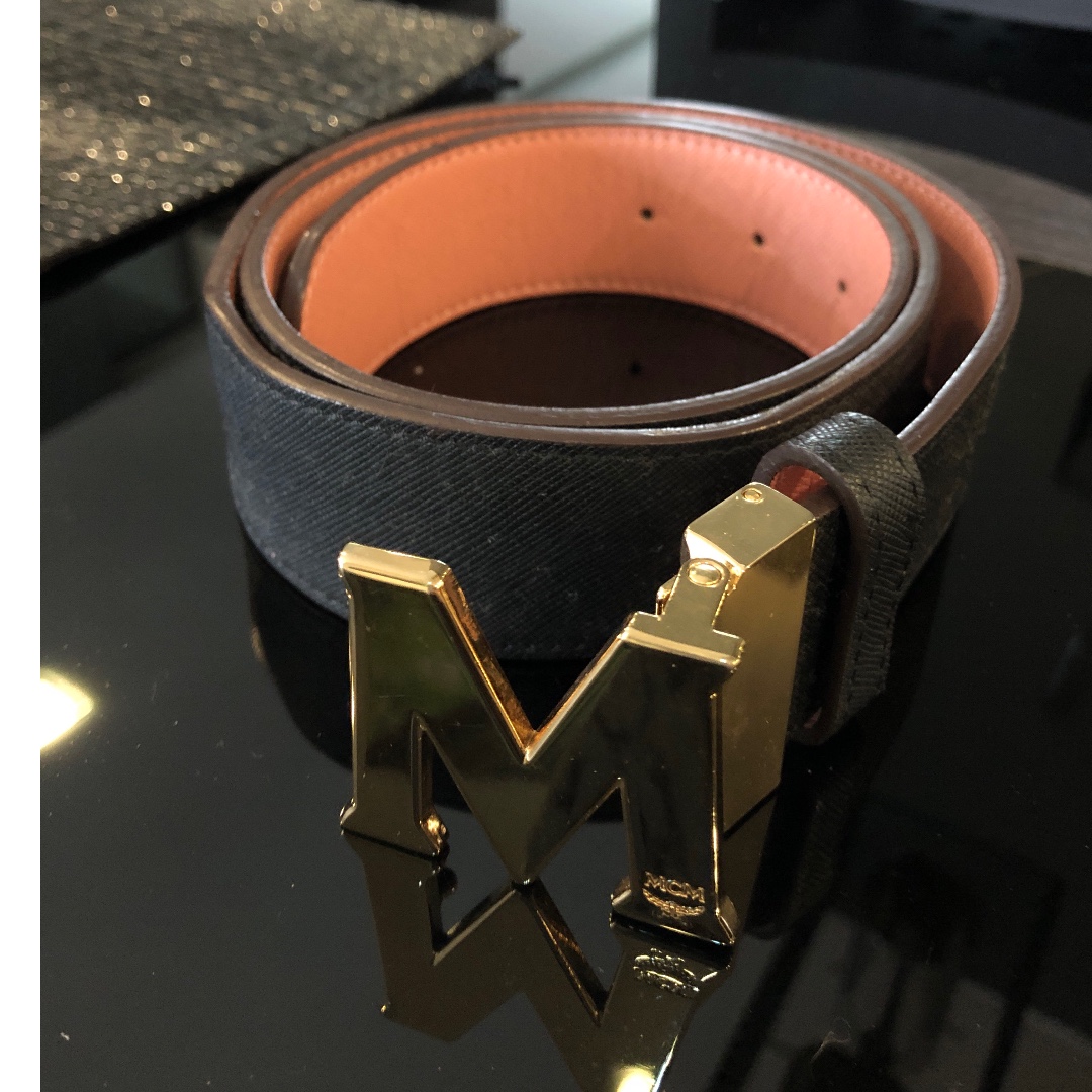 Mcm store belt sale