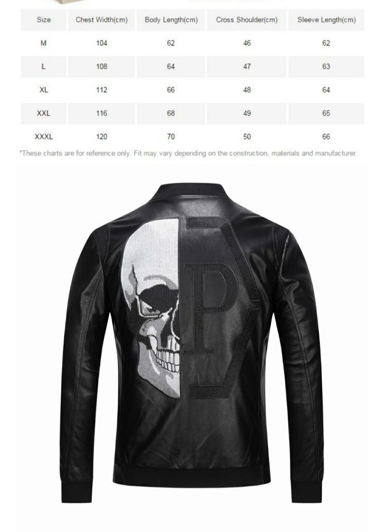 Men QUALITY pu leather black jacket plus size available Men s