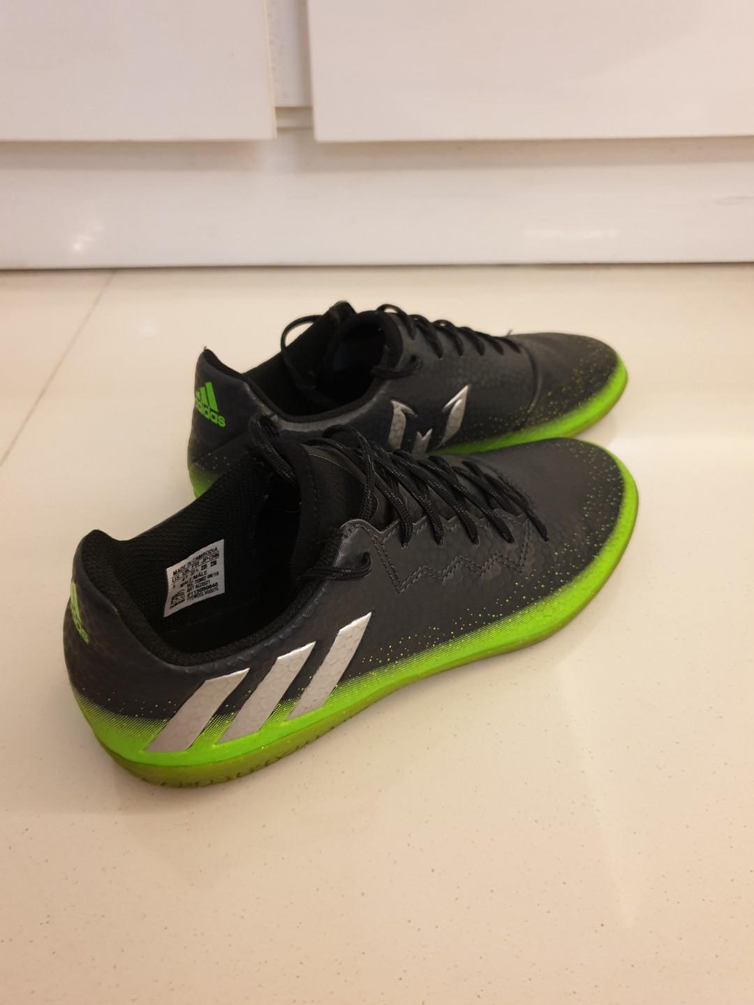 Messi 16 3 Adidas Kids Indoor Soccer Shoes Size Us 5 Sports