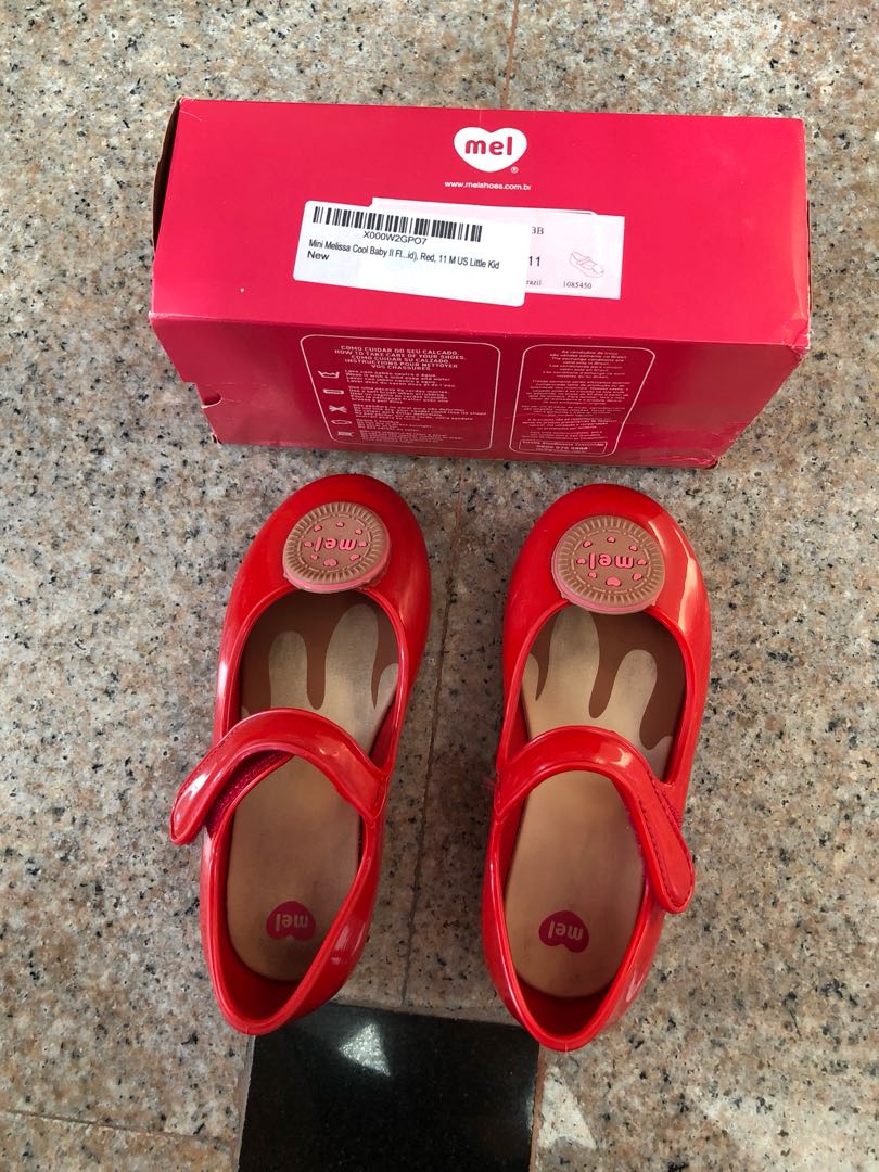 mini melissa sandals size 11