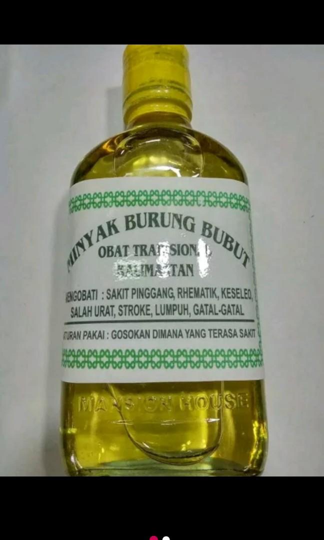 Minyak Burung Bubut Asli Kalimantan Health Beauty Skin Bath