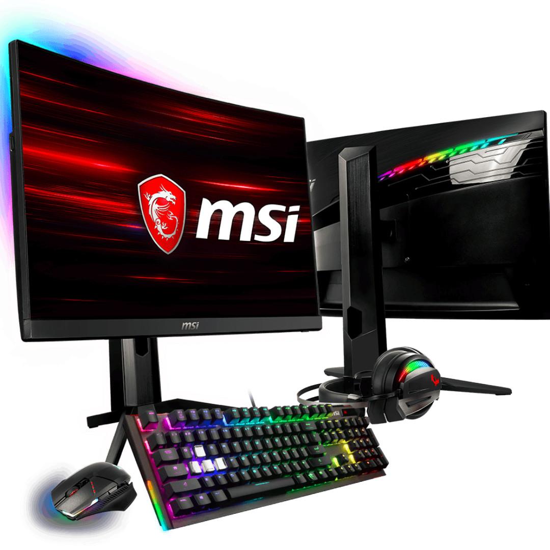Msi Optix Mag271cr Curved Led Gaming Monitor Free Msi Ds502 Gaming Headset With Purchase Itshow2019 Promo Electronics Computer Parts Accessories On Carousell