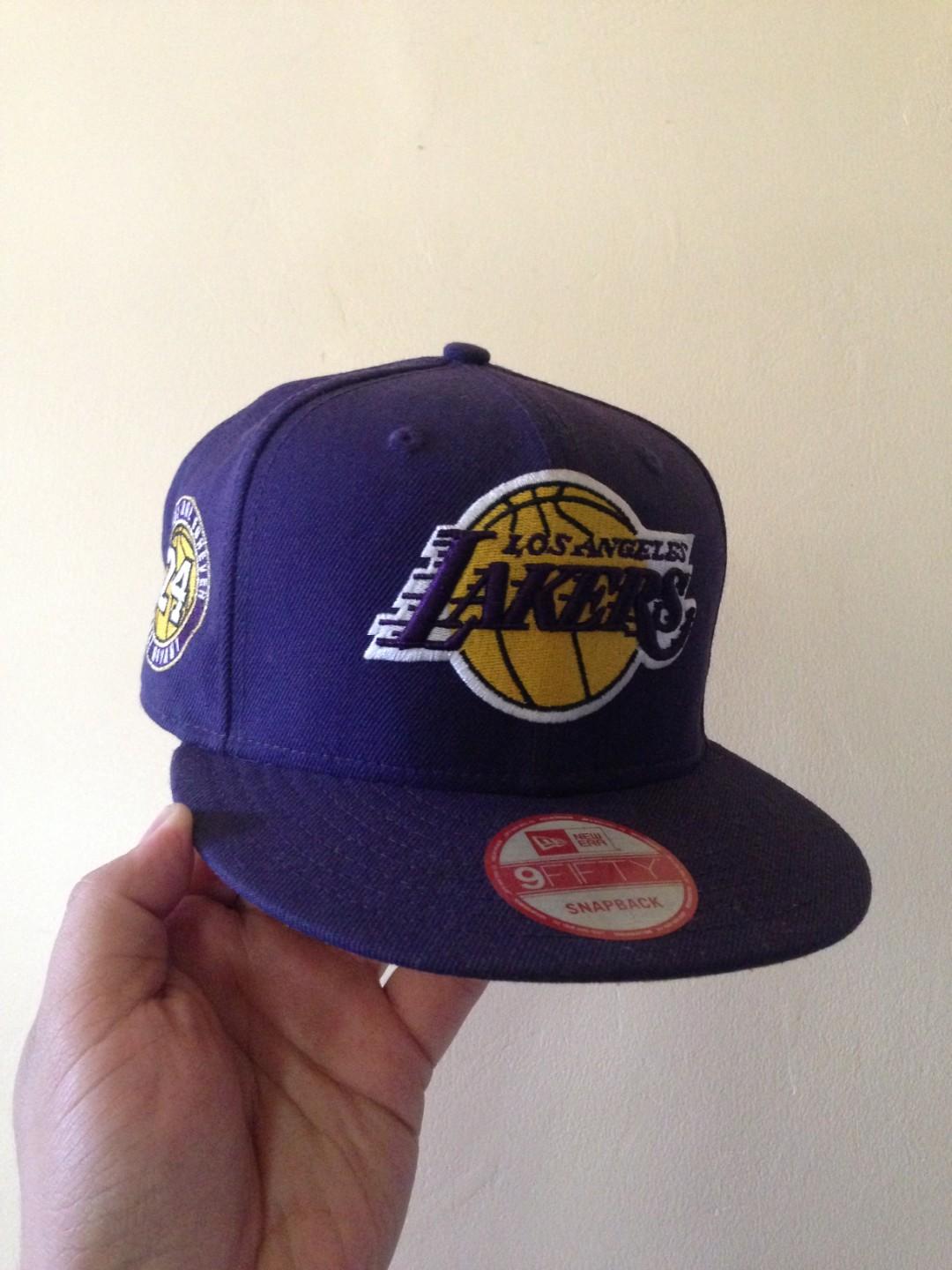 Newera Lakers Kobe Snapback Men S Fashion Accessories Caps Hats On Carousell