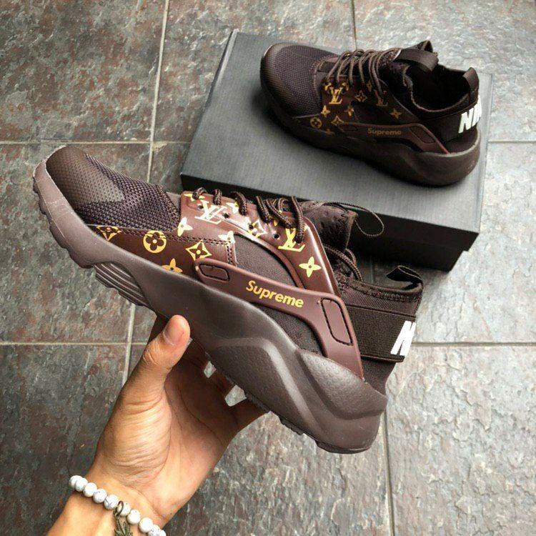 bombilla punto Agotamiento Nike Air Huarache X LV Supreme / Dark Brown Men's Shoes Women's Shoes Men's  Sneakers Women Sneakers Kasut Lelaki Kasut Perempuan, Men's Fashion,  Footwear, Sneakers on Carousell