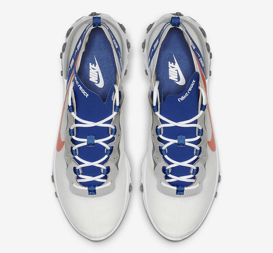 Nike React 55 White Game Royal Habanero Red US 9.5 Men s Fashion Footwear Sneakers on Carousell