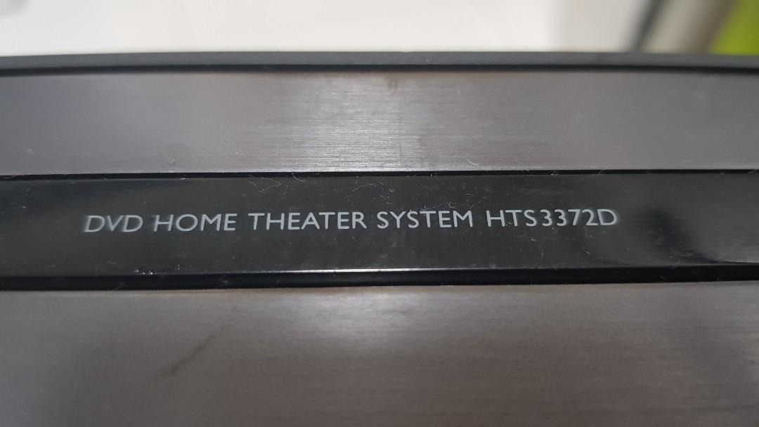 Philips HTS3372D 1000W 5.1 Surround Home Theater System, TV & Home