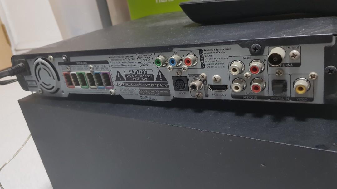 Philips HTS3372D 1000W 5.1 Surround Home Theater System, TV & Home