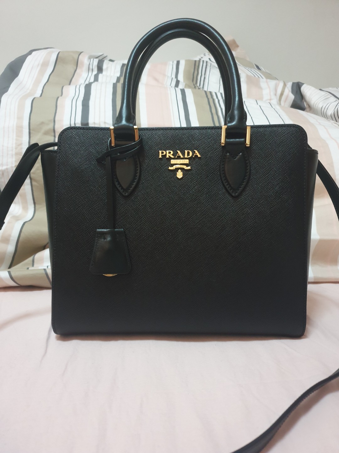 prada small tote bag