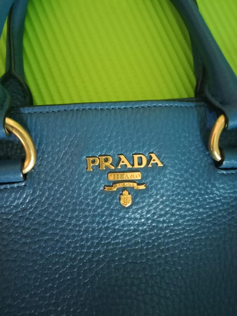 prada bags blue color
