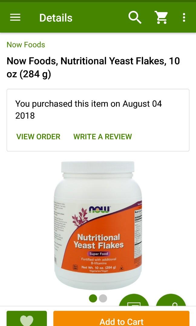 Psyllium husk + Nutritional yeast, Everything Else on Carousell