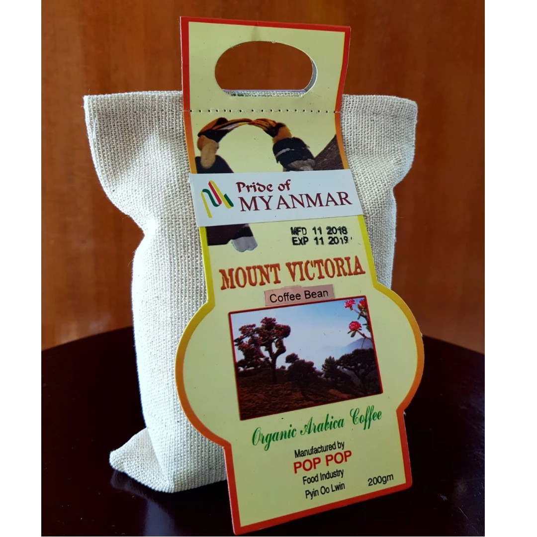 Run 3 Organic Myanmar Coffee Beans from Mount Victoria Nat Ma Taung