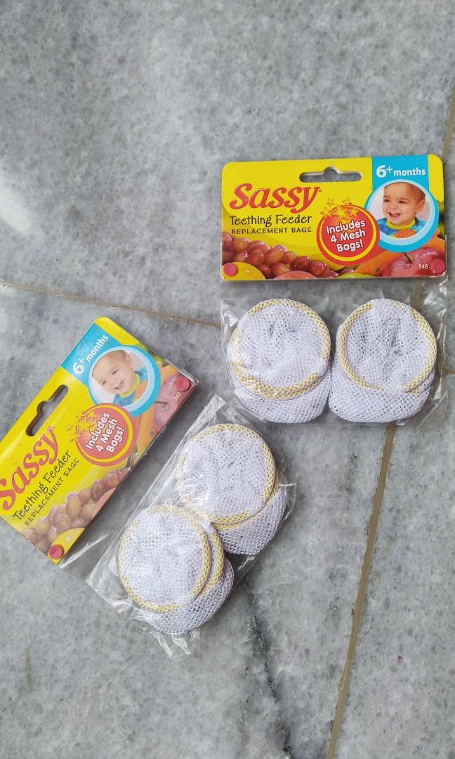 Sassy Teething Feeder Replacement Bags Babies Kids Nursing