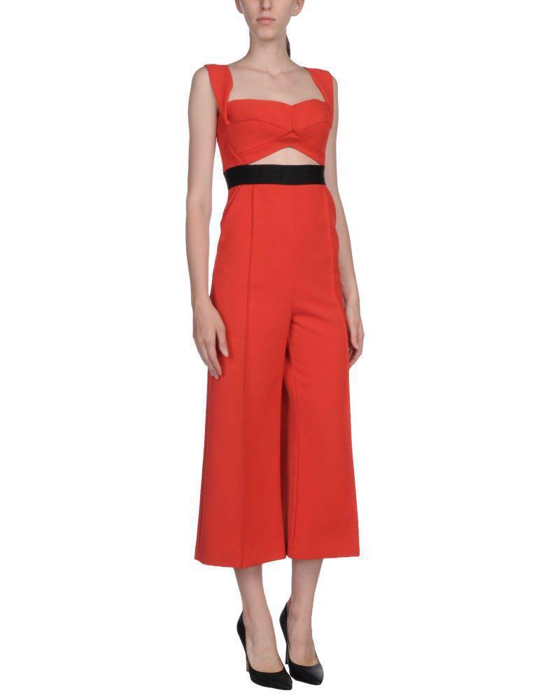 self portrait red jumpsuit