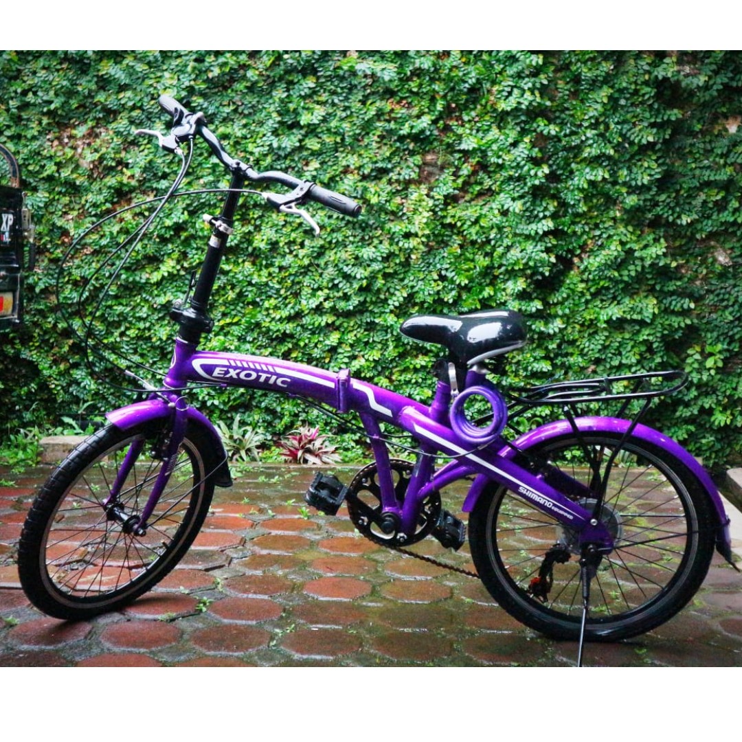 Sepeda Lipat Exotic 20 Inch Dewasa Dan Anak Anak Olah Raga