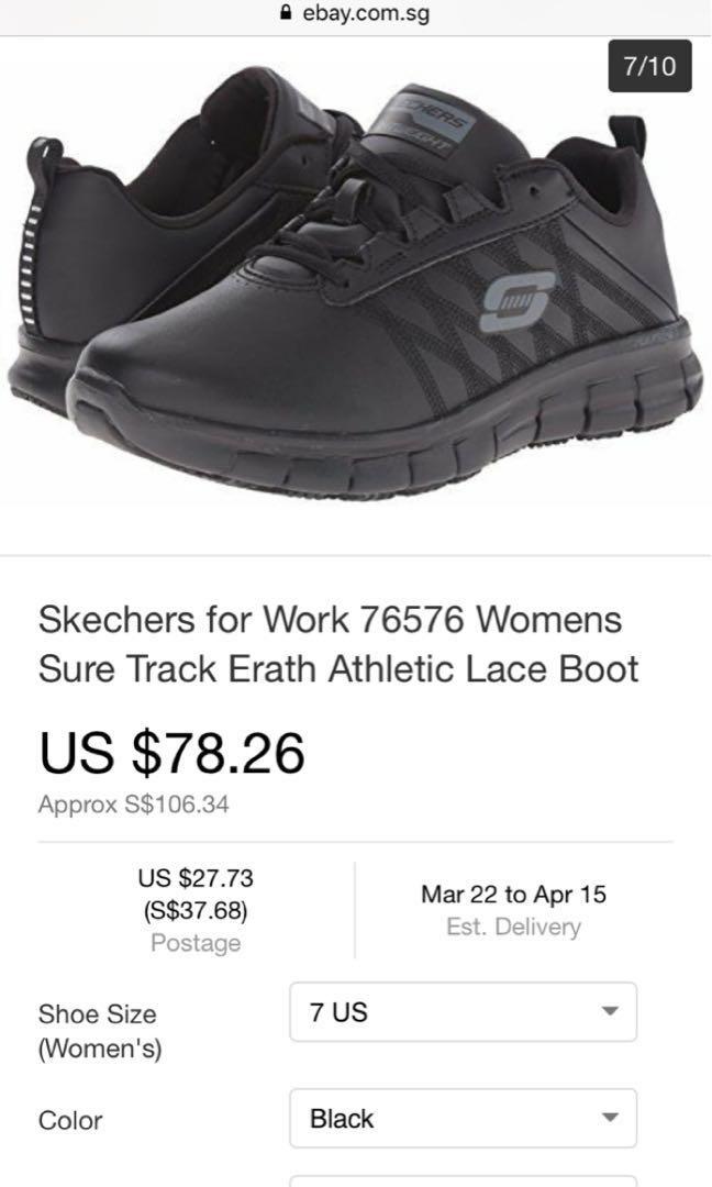 skechers work shoes size 15