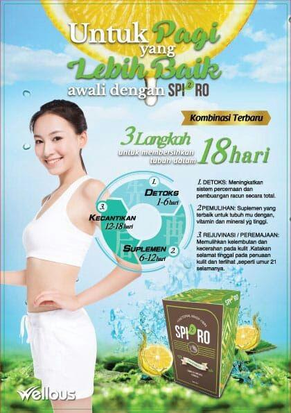 Spi2ro Detox Tablet Kesehatan Kecantikan Kulit Sabun Tubuh Di Carousell