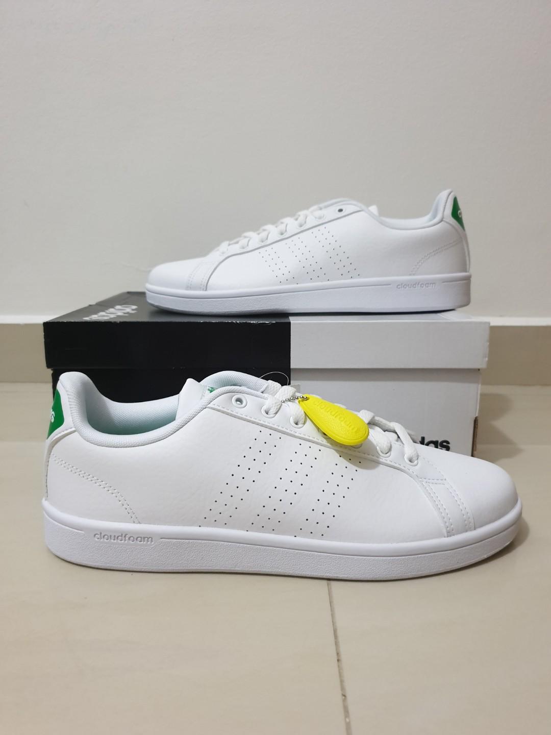STEAL. NEW Adidas Cloudfoam Advantage White US9.5 Men s Fashion Footwear Sneakers on Carousell
