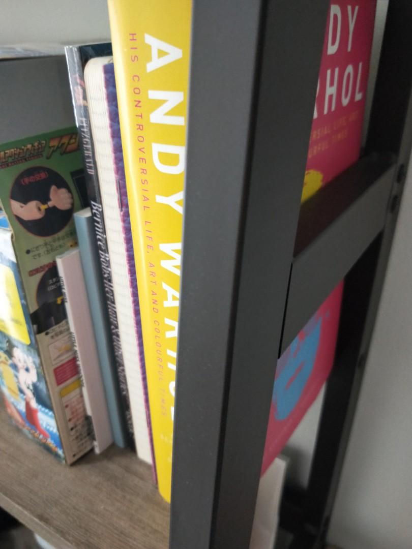 Terrace design display & book shelf. Side table worth 40, Furniture