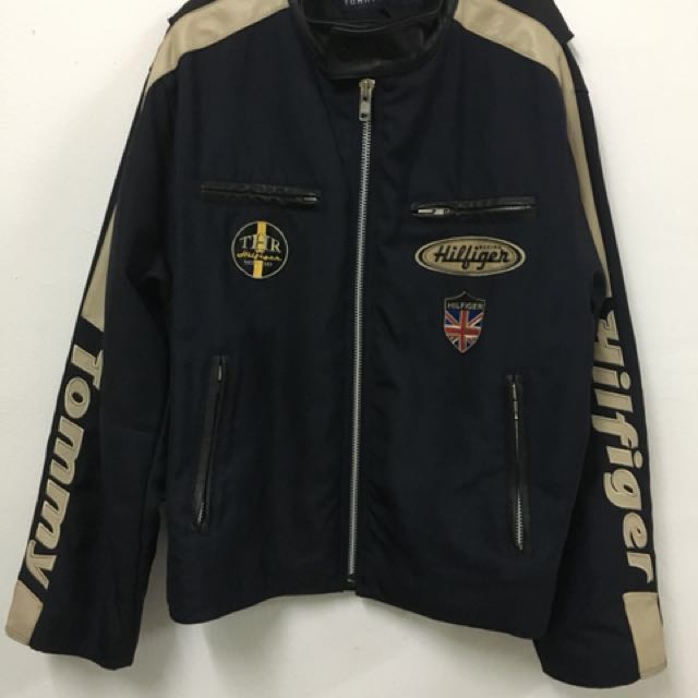 Tommy hilfiger racing jacket discount