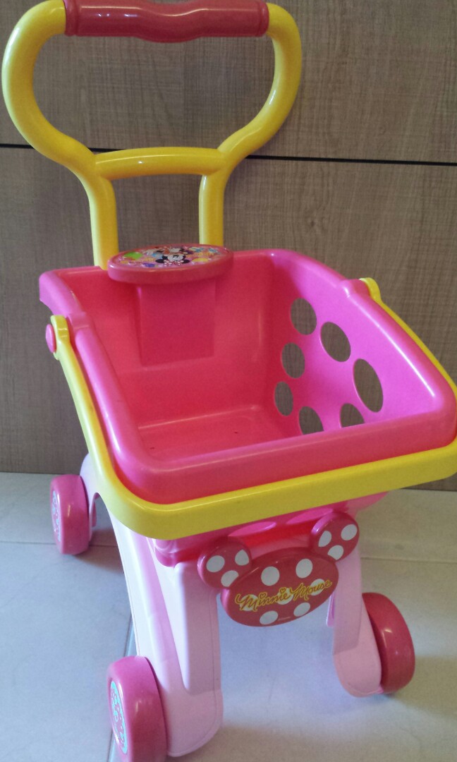 baby minnie toy cart