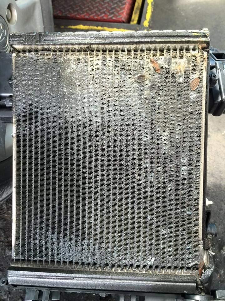 Top up aircon gas, replace cooling coil, Compressor, fan motor