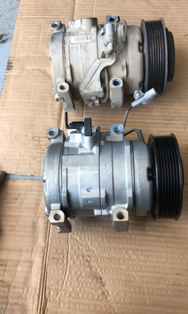 Top up aircon gas, replace cooling coil, Compressor, fan motor