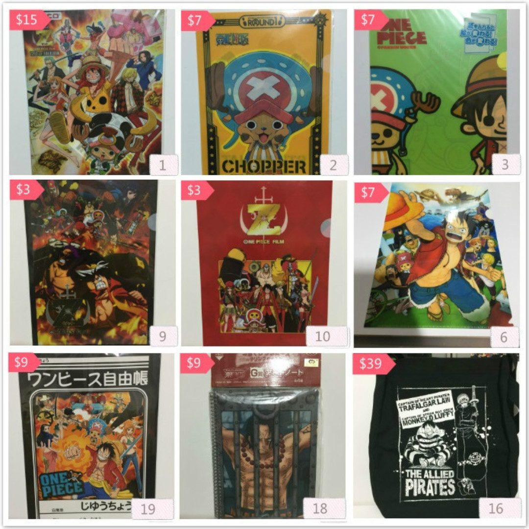 Unique Cute One Piece Stationery A4 Sized File Notebook Bag