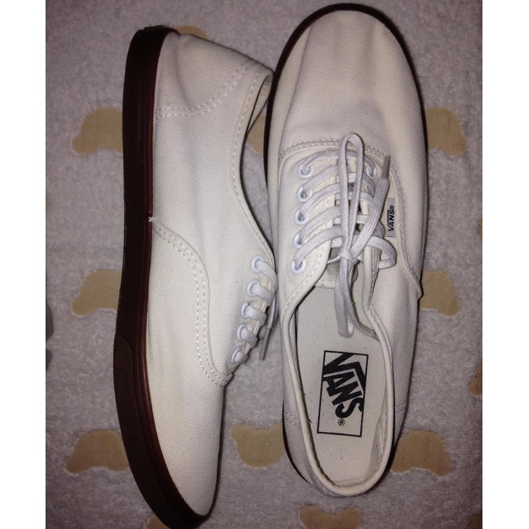 vans era true white gum sole