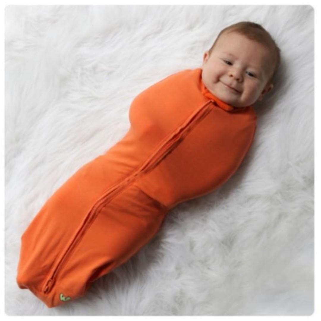 pumpkin baby swaddle