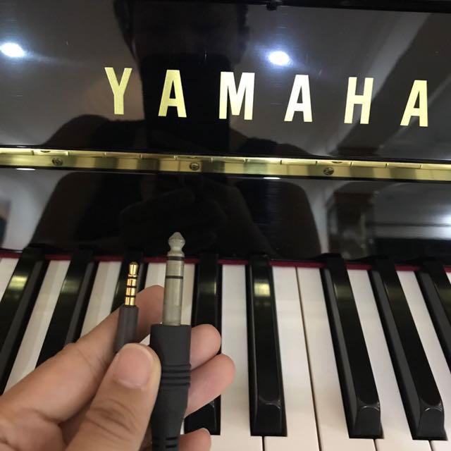 Yamaha Headphone Stereo Audio Adapter Silent Piano Headphone Microphone