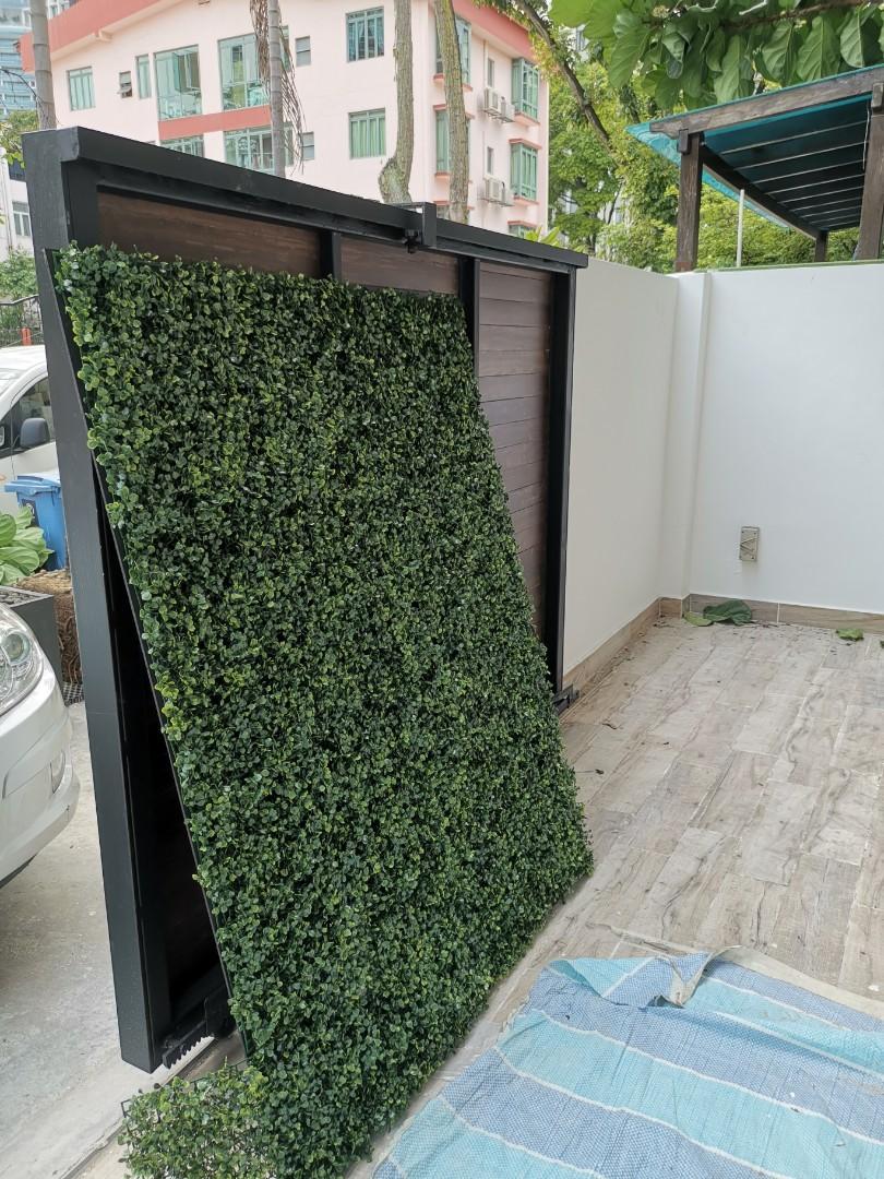 artificial wall garden on Yourstalkmarket Artificial Green Wall Vertical Garden Turf Wall Grass Wall Everything Else On Carousell