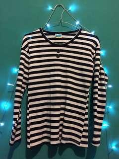 Kaos belang hitam putih black n white