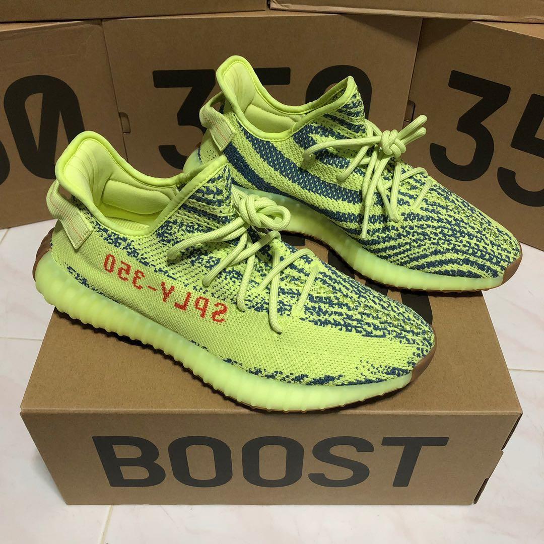 Adidas Yeezy Boost 350 V2 Yebra Frozen Yellow Original