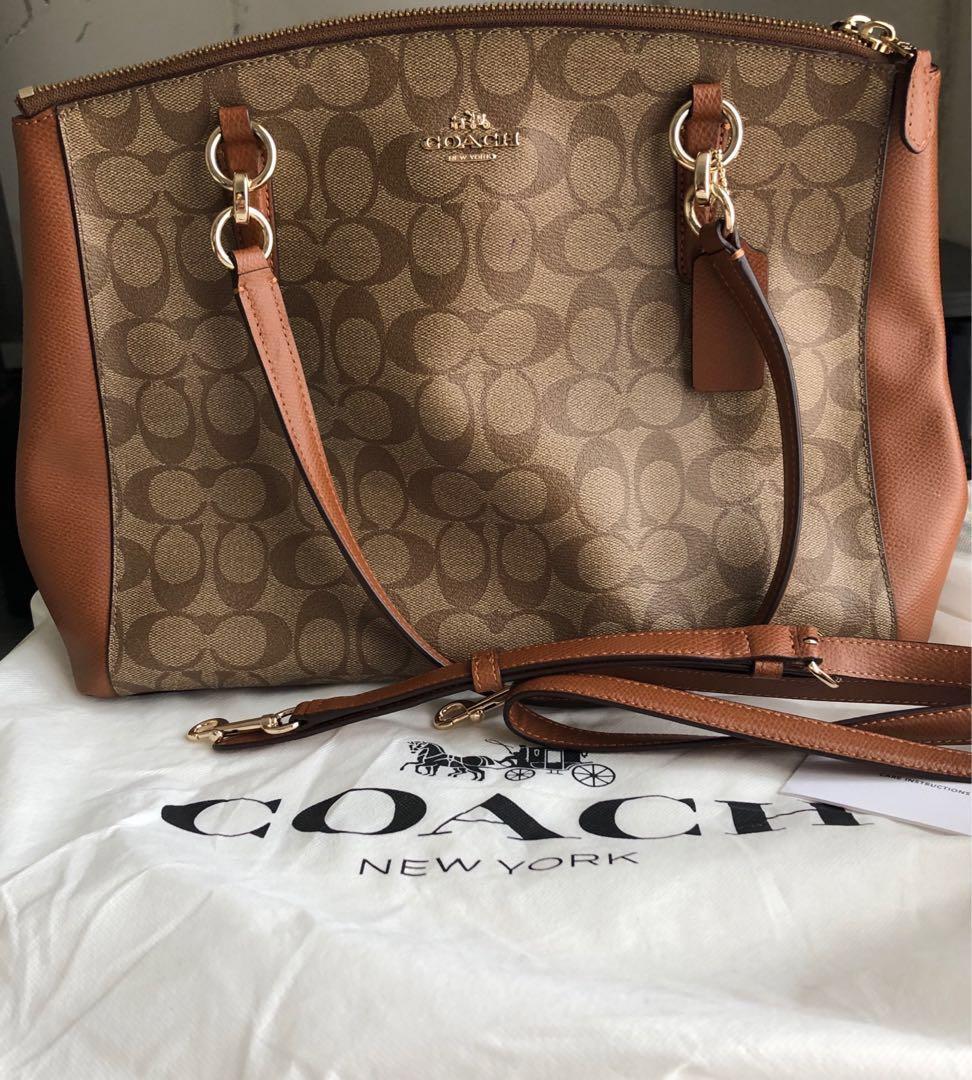 Coach christie carryall discount large