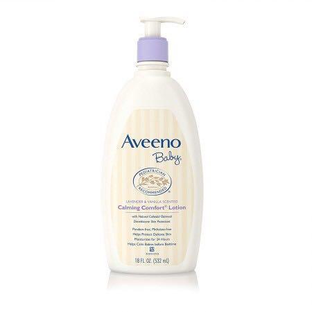 aveeno calming comfort lotion