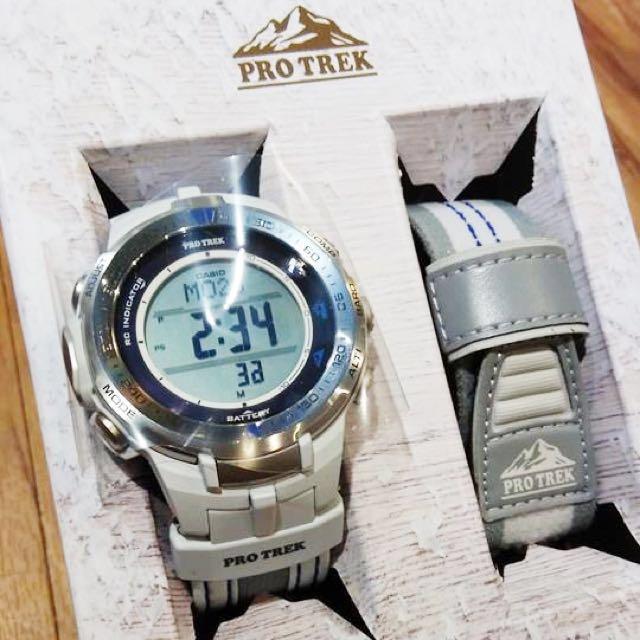 BEST SELLING PROTREK 1 YEAR OFFICIAL WARRANTY 100 ORIGINAL AUTHENTIC CASIO PRO TREK OFFICIALLY by G SHOCK COMPANY PRW 3000G 7