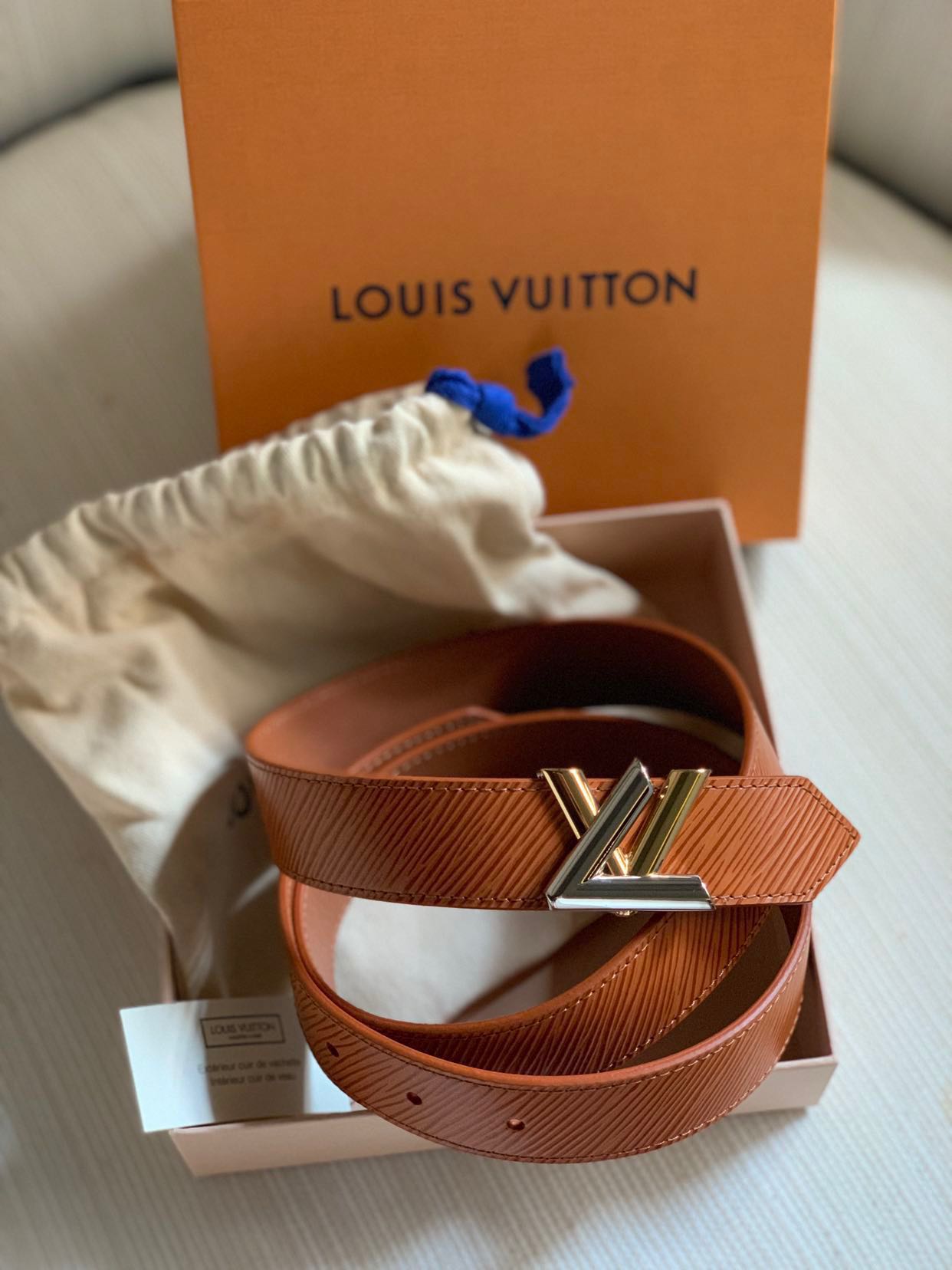 BNIB Louis Vuitton Twist Belt