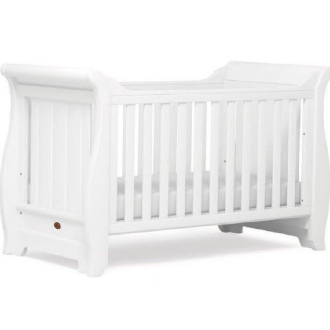 Boori Sleigh Cot Bed Babies Kids Baby Nursery Kids Furniture Cots Cribs on Carousell