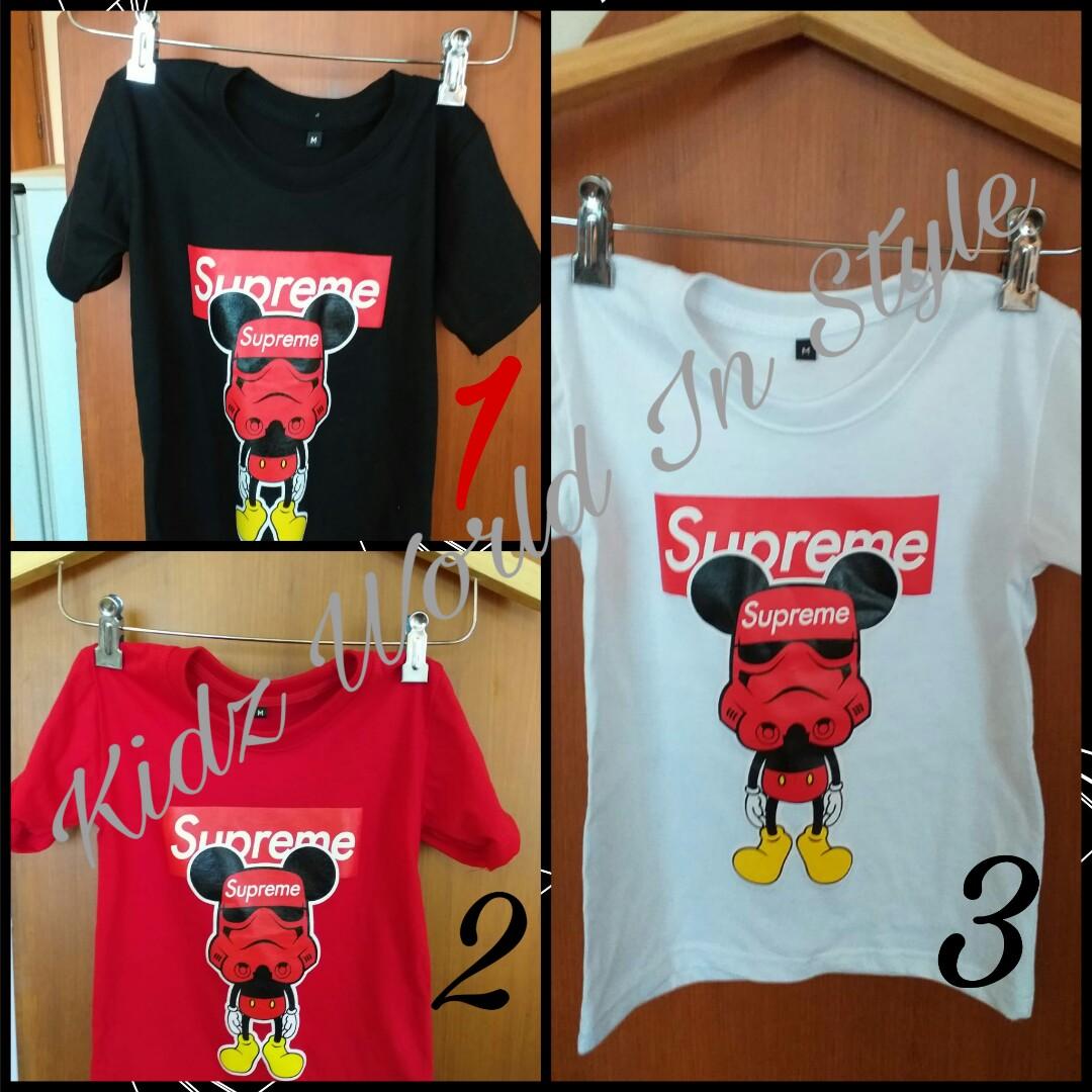 supreme tshirt boys