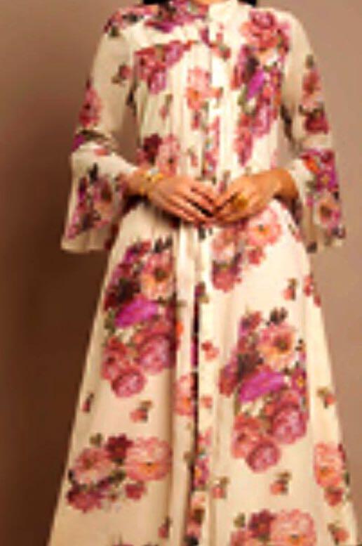Brand New Rose designed Georgette dress 