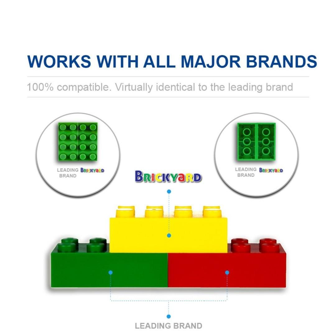 Lego Compatible Brickyard Building Blocks Building Bricks 1100
